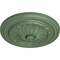 Ekena Millwork Wigan Ceiling Medallion, Hand-Painted Athenian Green, 16"OD x 2 1/4"P CM16WGAGF - alternate 2